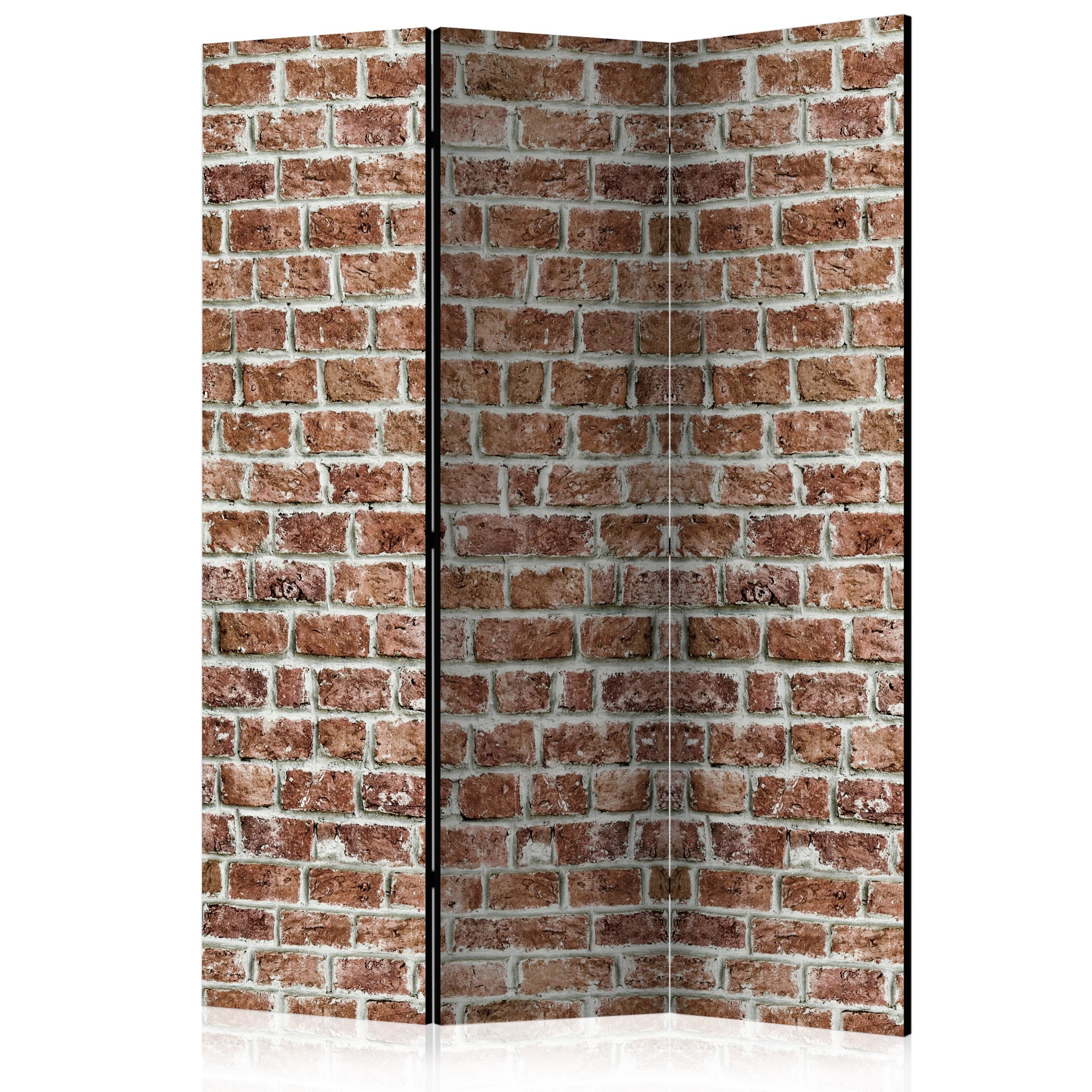 Paravan din 3 parti - Brick Space - 135 x 172 cm