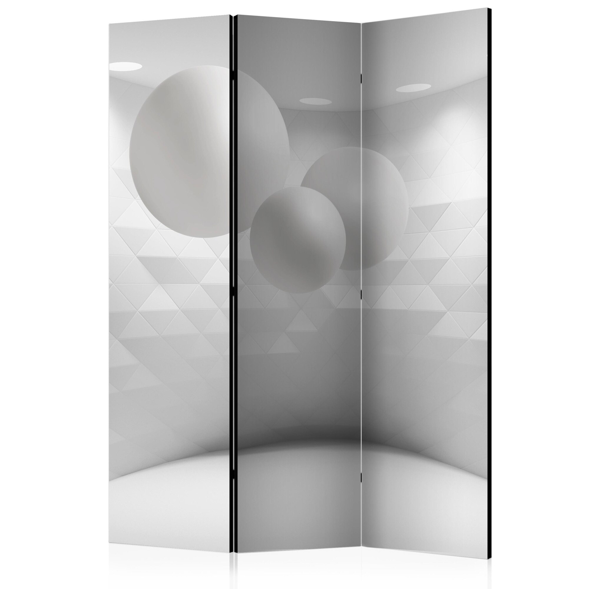 Paravan din 3 parti - Camera Geometrica - 135 x 172 cm