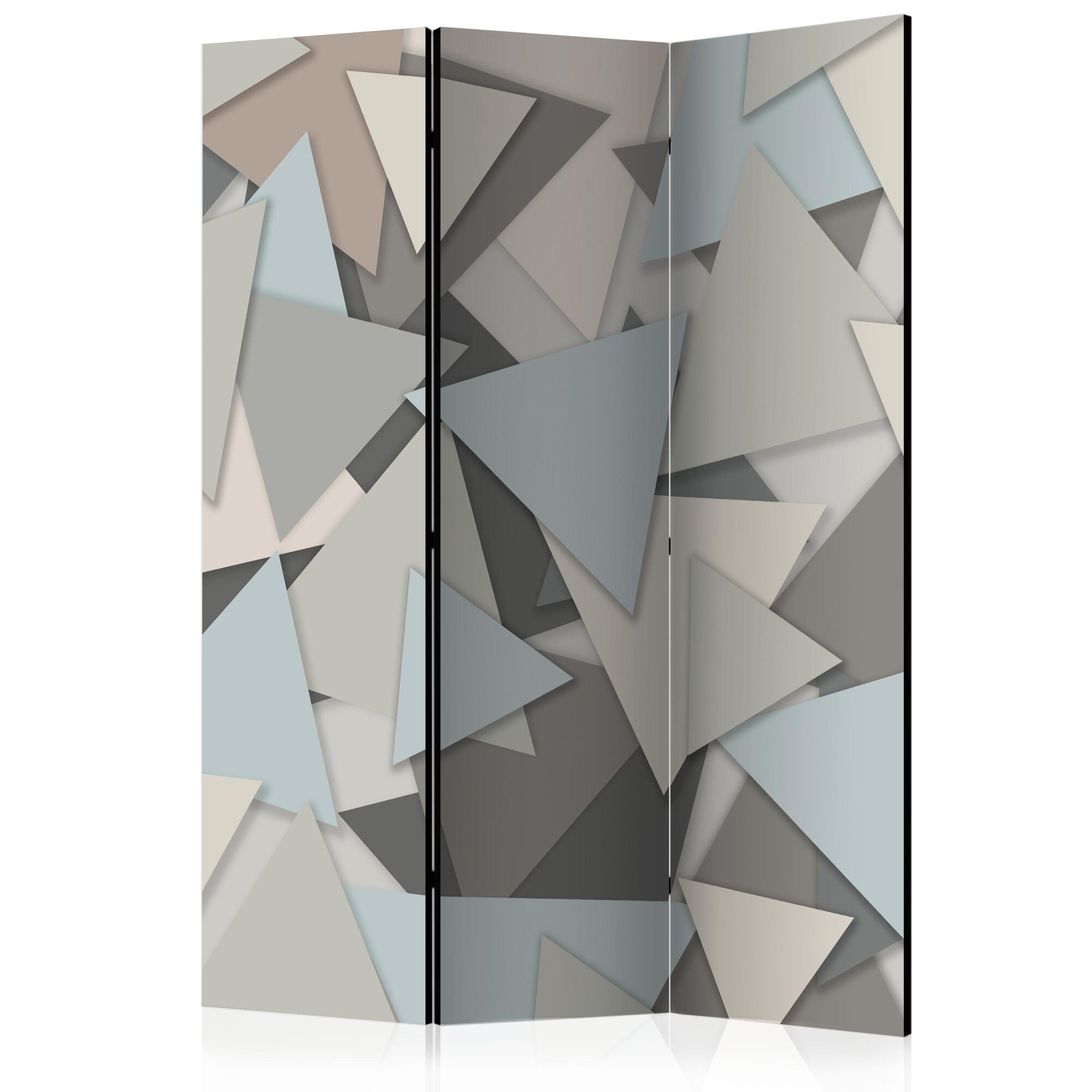 Paravan din 3 parti - Puzzle geometric - 135 x 172 cm