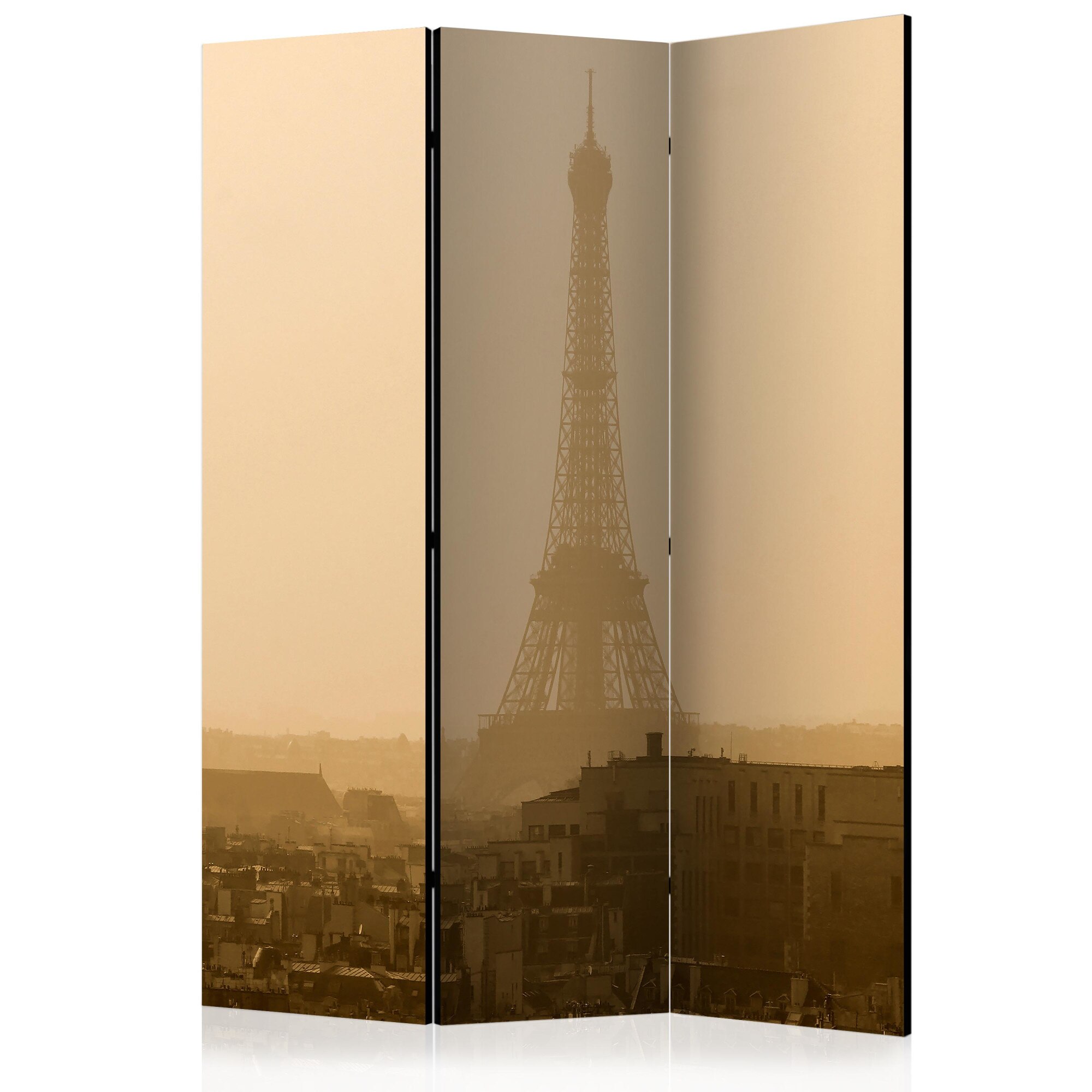 Paravan din 3 parti - Paris In zori - 135 x 172 cm
