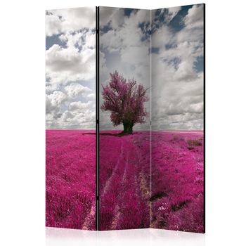Paravan din 3 parti - Lunca Magenta - 135 x 172 cm Paravan din 3 parti - Lunca Magenta - 135 x 172 cm
