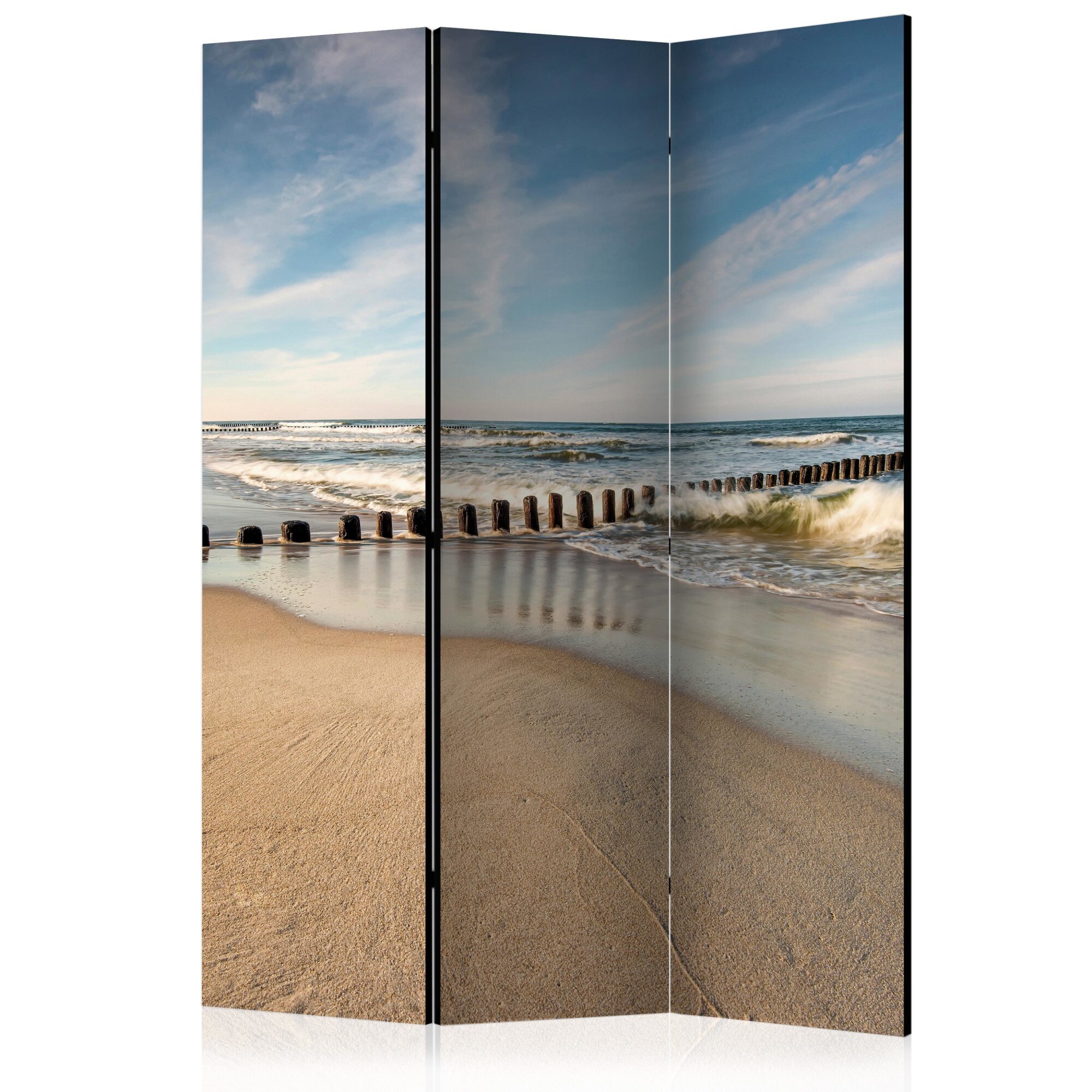 Paravan din 3 parti - Briza marina - 135 x 172 cm
