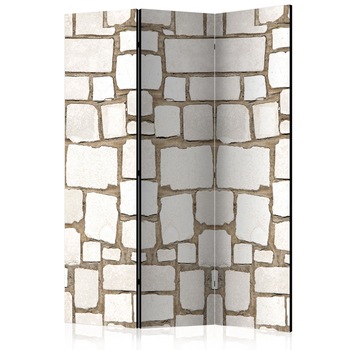 Paravan din 3 parti - Ghicitor de piatra - 135 x 172 cm Paravan din 3 parti - Ghicitor de piatra - 135 x 172 cm
