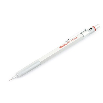 Creion mecanic 0.7mm, argintiu, Rotring 600 Creion mecanic 0.7mm, argintiu, Rotring 600