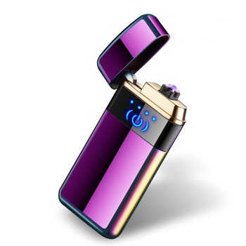 Bricheta MBrands 544 electronica / electrica, Aprindere cu touch, DUBLU ARC, Fara Gaz ,incarcare USB, multicolor lucios Bricheta MBrands 544 electronica / electrica, Aprindere cu touch, DUBLU ARC, Fara Gaz ,incarcare USB, multicolor lucios