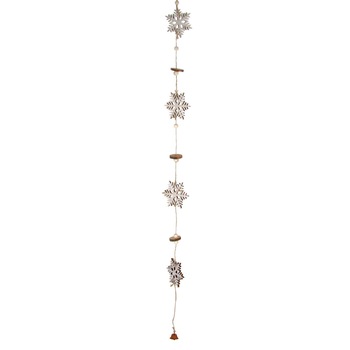 Figurina decorativa, Zola®, din lemn, pentru sarbatori, care atarna, model fulgi,90 cm Figurina decorativa, Zola®, din lemn, pentru sarbatori, care atarna, model fulgi,90 cm
