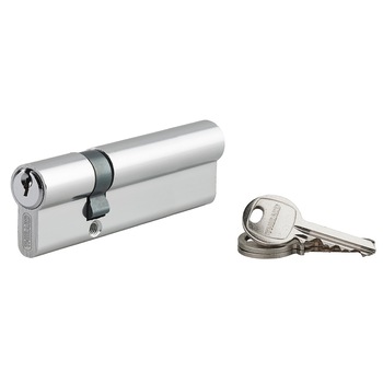 Cilindru standard Thirard „ECO” 30 x 70 mm, din aluminiu cu finisaj nichelat, mecanism cu 5 pini, 3 chei Cilindru standard Thirard „ECO” 30 x 70 mm, din aluminiu cu finisaj nichelat, mecanism cu 5 pini, 3 chei