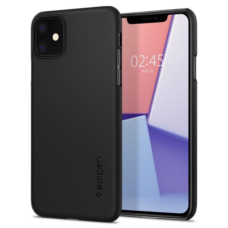 Husa slim Spigen Thin Fit iPhone 11 Black