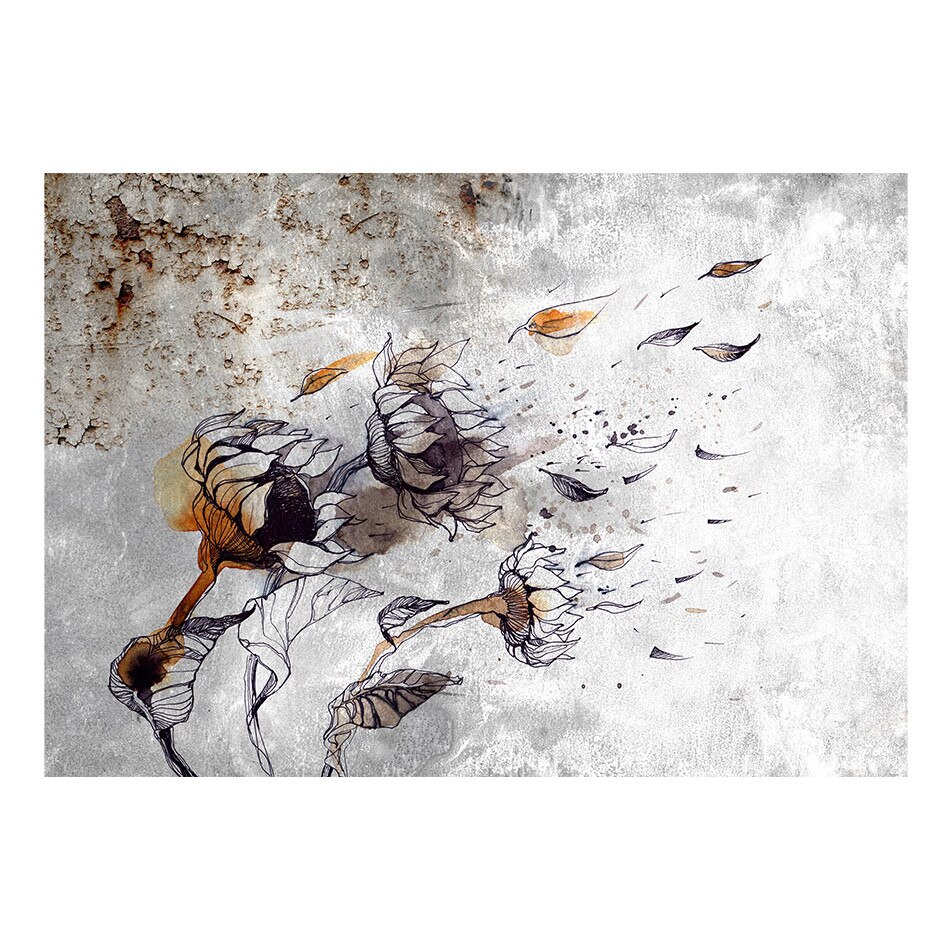 Fototapet vlies - Reamintim floarea-soarelui - 150 x 105 cm