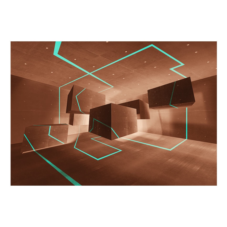 Fototapet vlies - Poteca Celadon - 400 x 280 cm