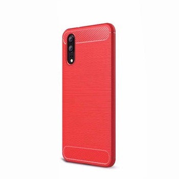 Husa Samsung Galaxy A3 2017 Gel Aspect Carbon, Rosie Husa Samsung Galaxy A3 2017 Gel Aspect Carbon, Rosie