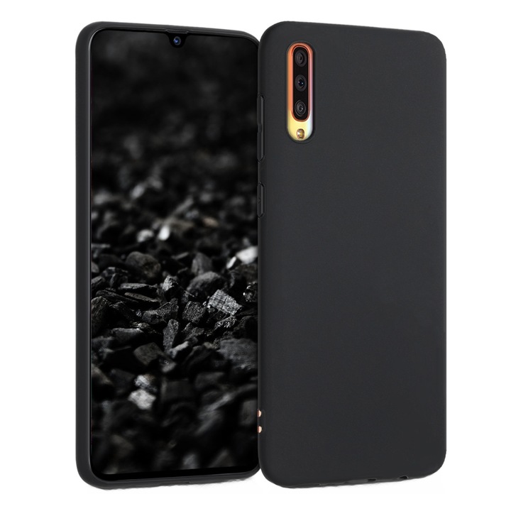 Husa Soft TPU pentru Samsung Galaxy A70, Negru