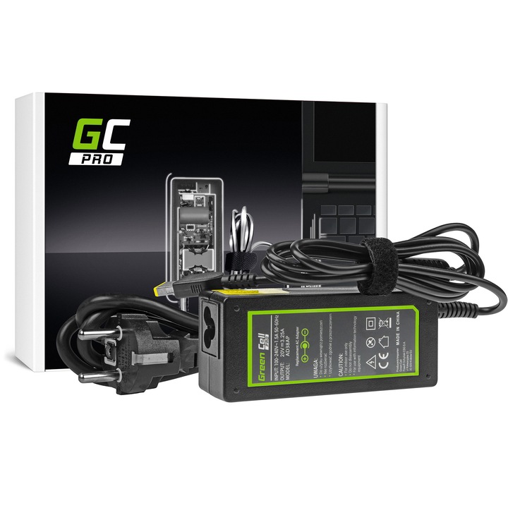 Green Cell PRO sorozatú laptop töltő Lenovo ThinkPad T460-hoz, laptop adapter