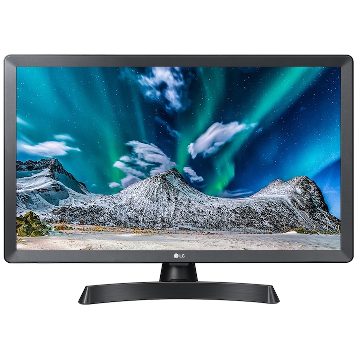 LG 24TL510V-PZ Monitor/TV 23,6, 1366x768, 16:9, 250 cd/m2, 5ms, HDMI, USB, Fekete