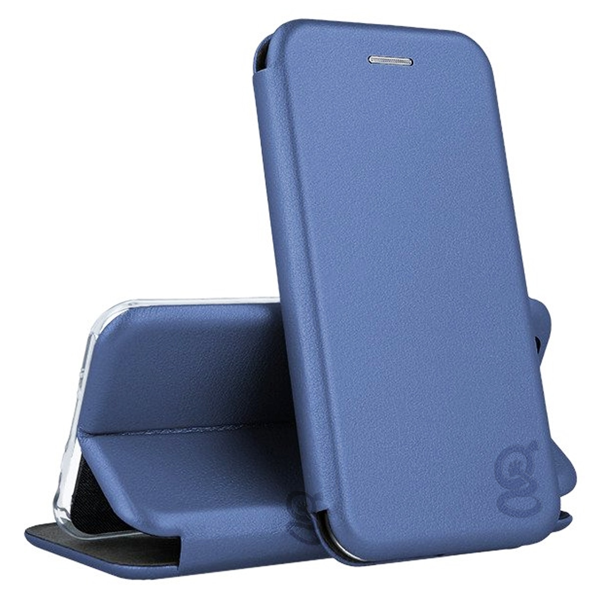 Husa Huawei P20 Lite - tip carte, inchidere magnetica, Gekko Elegance - BLUE Albastru Flip cover