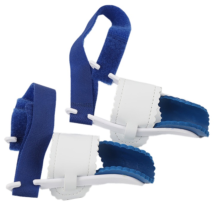 Set 2 bucati corector pentru monturi, orteza utilizare nocturna, alb-albastru