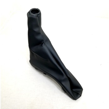 Manson frana de mana pentru Opel Astra G/ Zafira A, Plastic ABS/Piele, Negru Manson frana de mana pentru Opel Astra G/ Zafira A, Plastic ABS/Piele, Negru