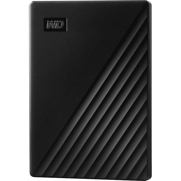 WD My Passport Külső meghajtó, 5 TB, 2,5", USB 3.2 Gen1, fekete