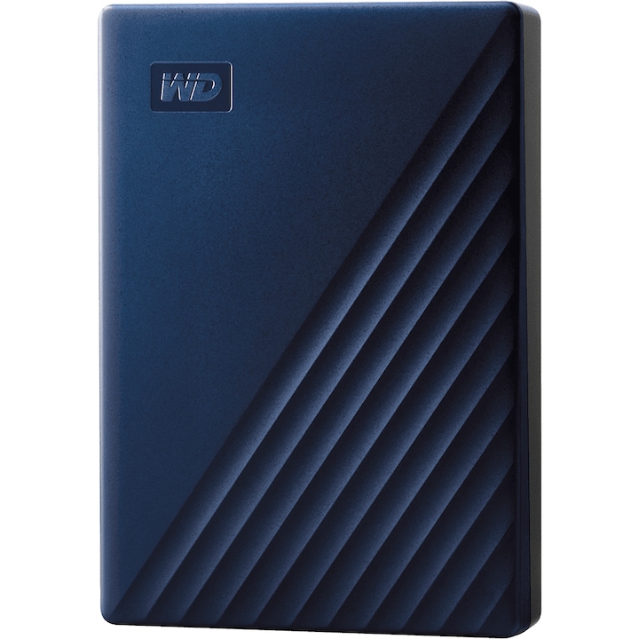 Western Digital My Passport 4TB Külső merevlemez Mac-hez, 2.5, Kék