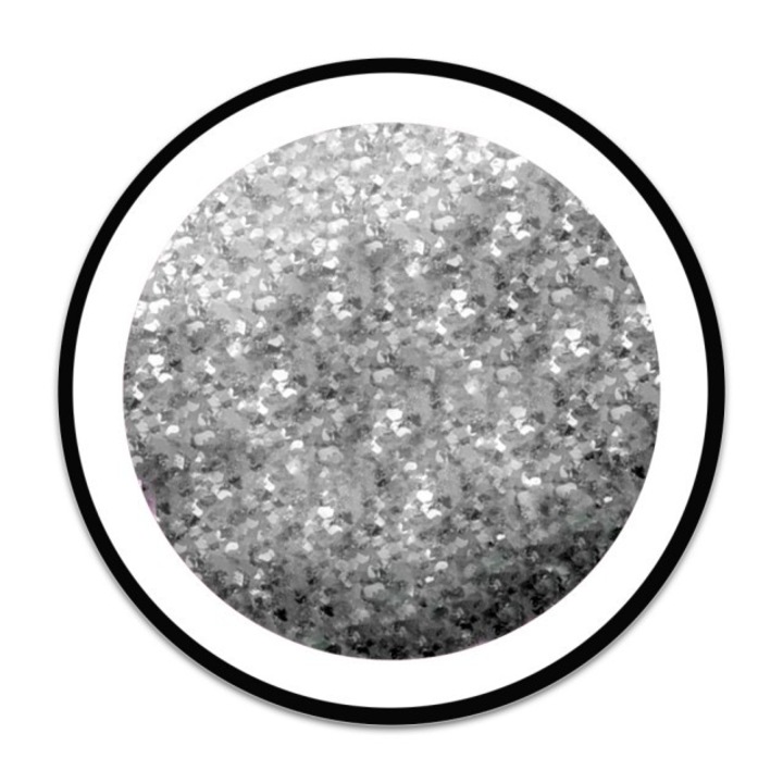 Geluri UV Color Royal Femme, Quick Silver Glitter, Geluri Colorate Unghii Royal, 5 gr