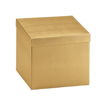 Cutie patrata cu capac mare Seta oro 300*300*120mm RiBOX Cutie patrata cu capac mare Seta oro 300*300*120mm RiBOX