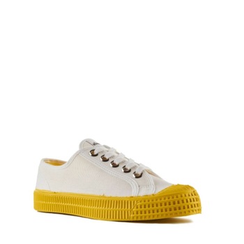 Sneakers Novesta STAR MASTER 10, culoarea alb/galben, colectie vara 2020 Sneakers Novesta STAR MASTER 10, culoarea alb/galben, colectie vara 2020