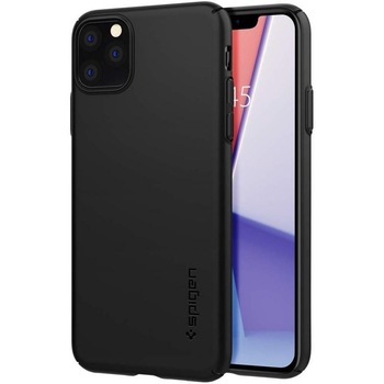 Carcasa Spigen Thin Fit Air pentru iPhone 11 Pro Max, Black Carcasa Spigen Thin Fit Air pentru iPhone 11 Pro Max, Black