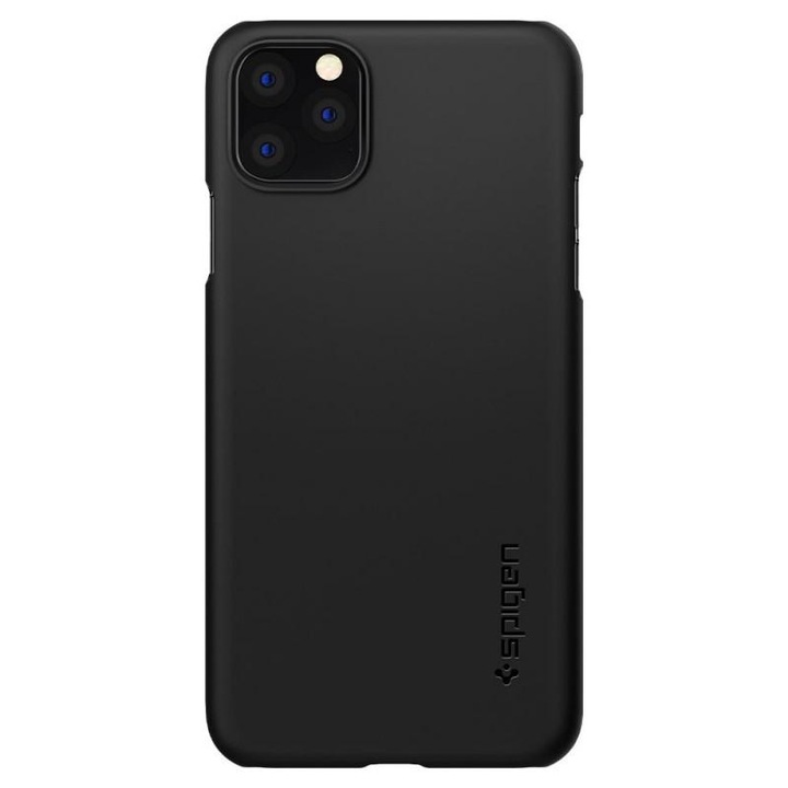 Предпазен калъф Spigen Thin Fit за iPhone 11 Pro Max, Black