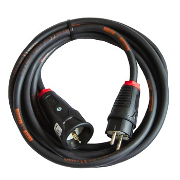 Cordon Prelungitor 10 m 3x1,5mm cablu cauciucat Titanex Cordon Prelungitor 10 m 3x1,5mm cablu cauciucat Titanex