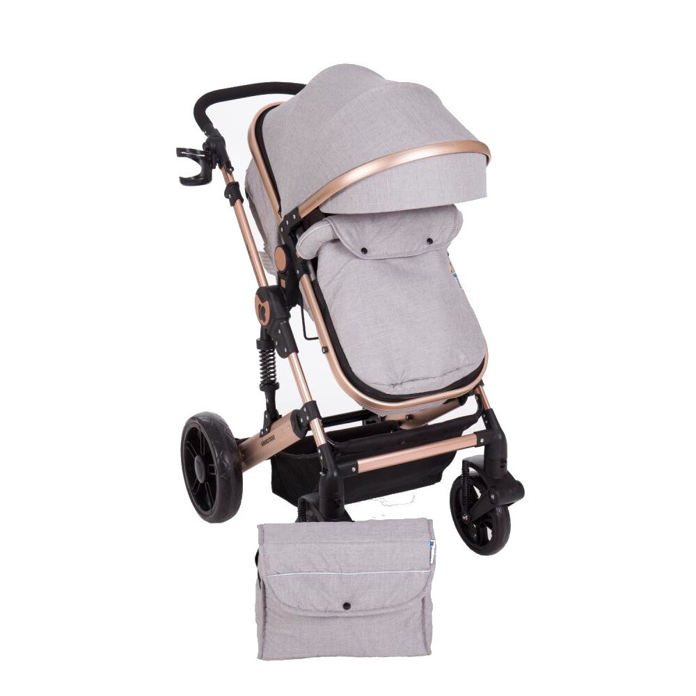 Carucior transformabil 2 in 1 Darling Grey Ribbon
