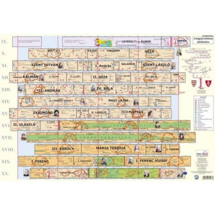 Mapa birou Stiefel, Carton, 45x66cm, Multicolor