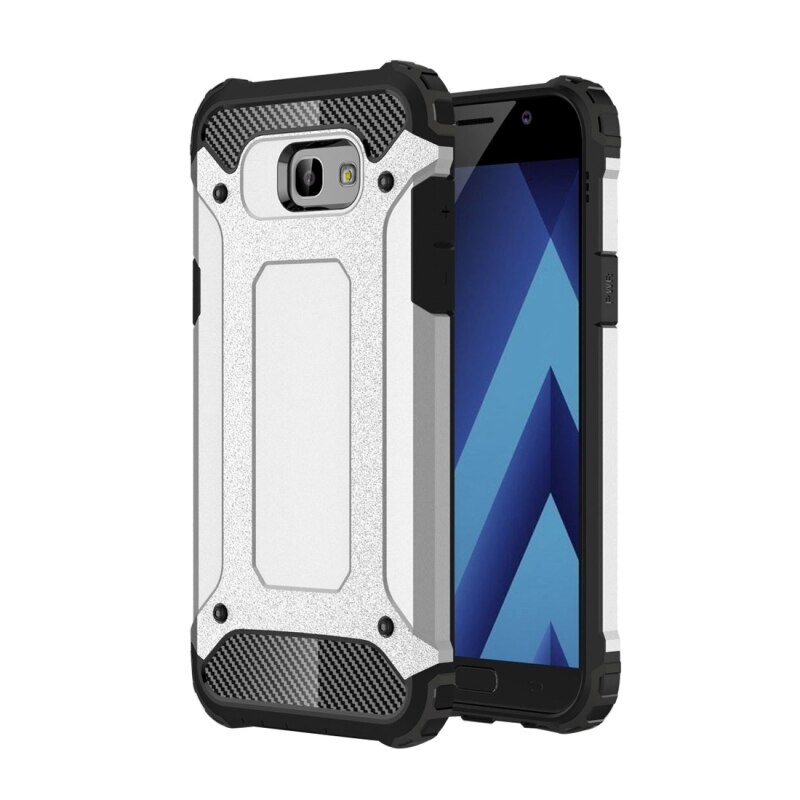 Husa Samsung Galaxy A3 2017 Hybrid Armor Silver