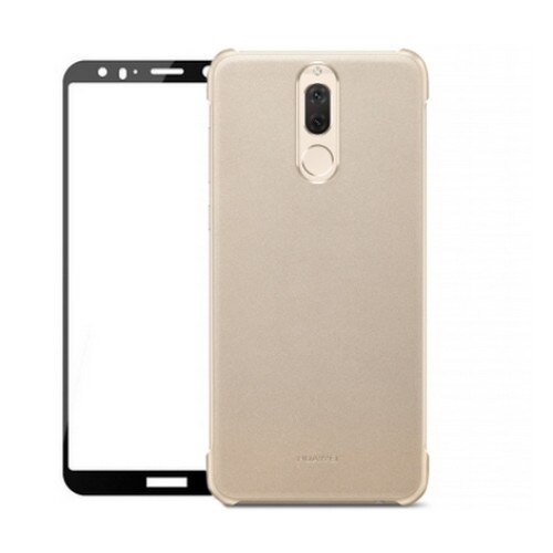 Husa plastic Huawei Mate 10 Lite Gold Blister Originala+ Folie sticla 3D, Neagra