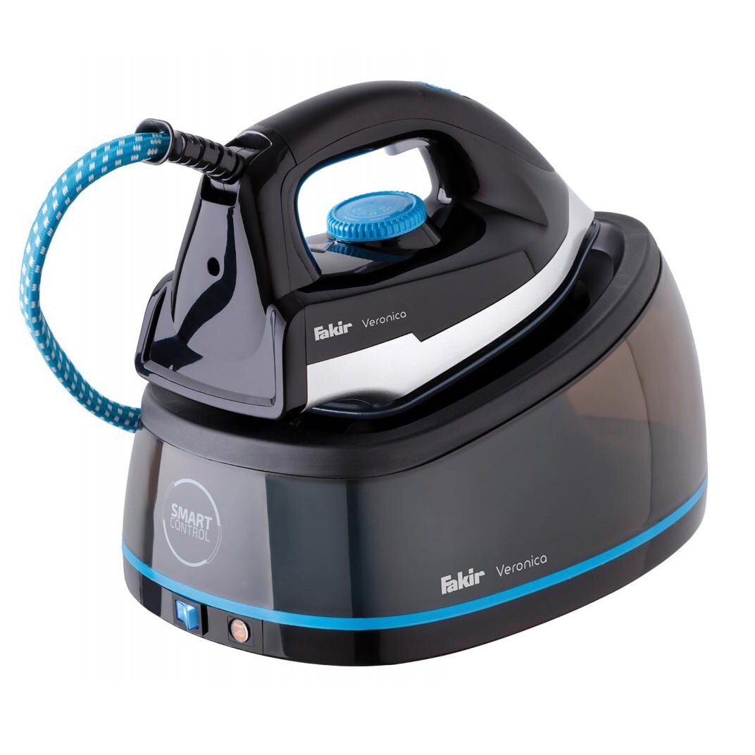 Statie de calcat Fakir Veronica, 2000 W, Rezervor 2 l, 5 bari, Abur variabil 140 g/min, Functie auto-curatare, Sistem antipicurare, Negru