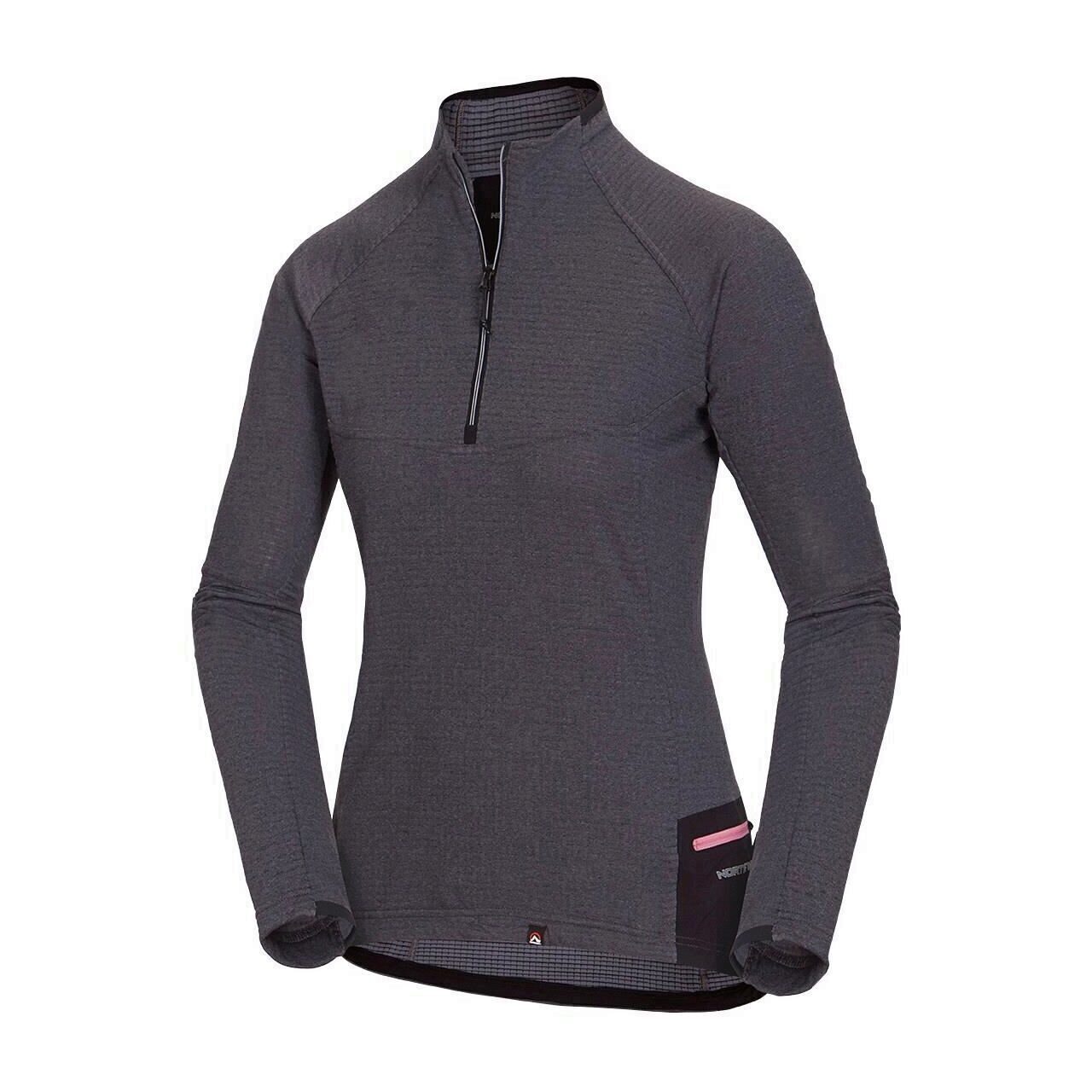 Bluza femei Polartec® Power Grid™ NORTHFINDER Brestova MI-41821PRO, Negru