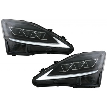 Set 2 Faruri Full LED Semnal Dinamic compatibil cu LEXUS IS250/IS350/ XE20 (2006-2013) Negru Set 2 Faruri Full LED Semnal Dinamic compatibil cu LEXUS IS250/IS350/ XE20 (2006-2013) Negru