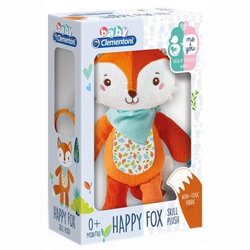 Jucarie de plus Baby Clementoni, Vulpea Jucarie de plus Baby Clementoni, Vulpea