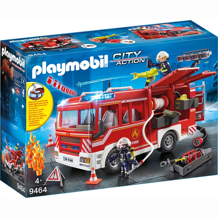 Playmobil City Action - Masina de pompieri cu furtun