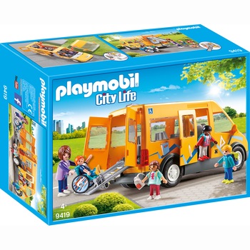 Playmobil City Life - Masina scolara Playmobil City Life - Masina scolara
