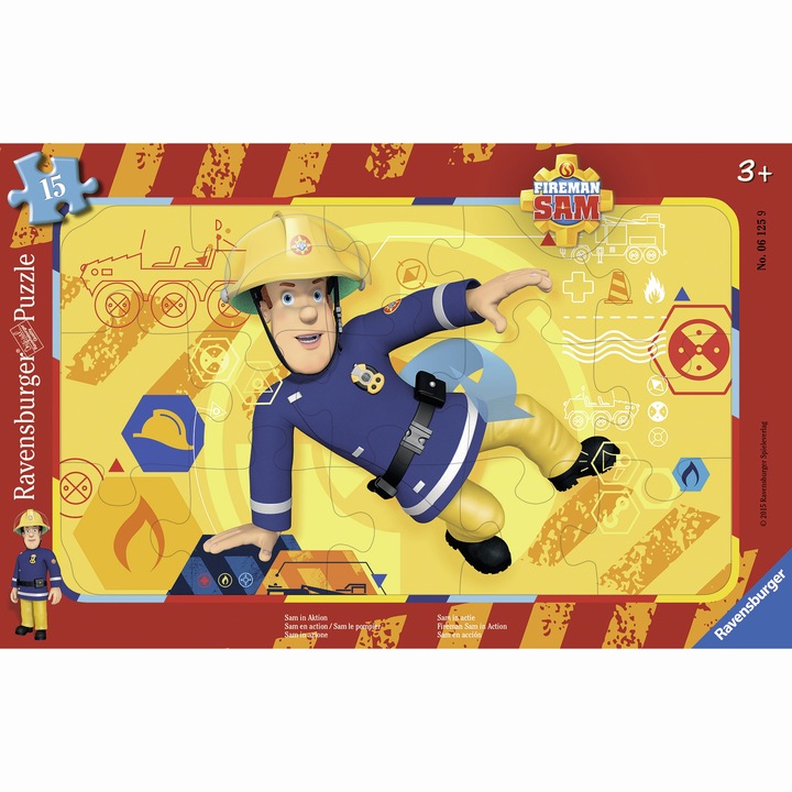 Ravensburger Tűzoltó sam 15 db puzzle