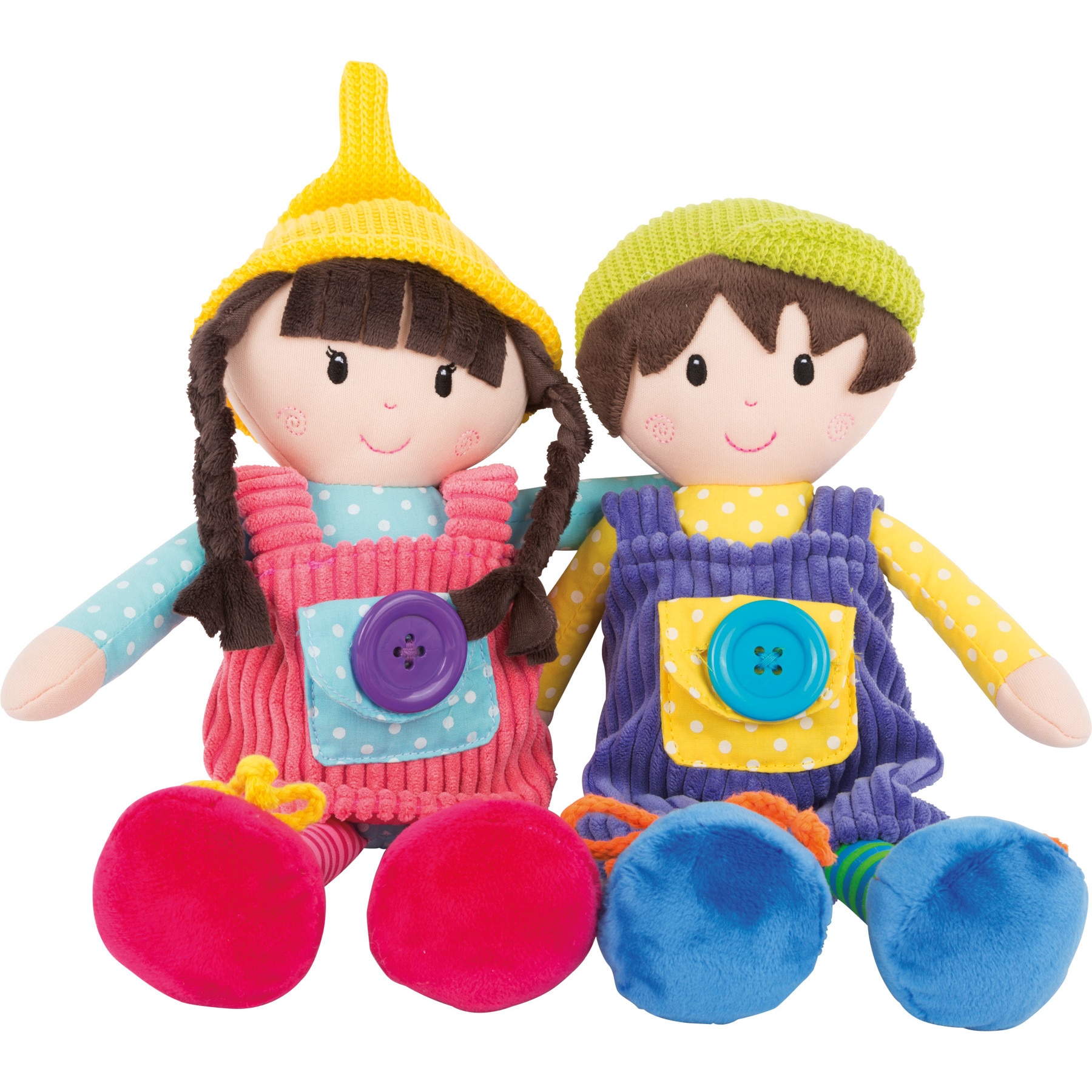 Set 2 papusi cu activitati, plus, 0+