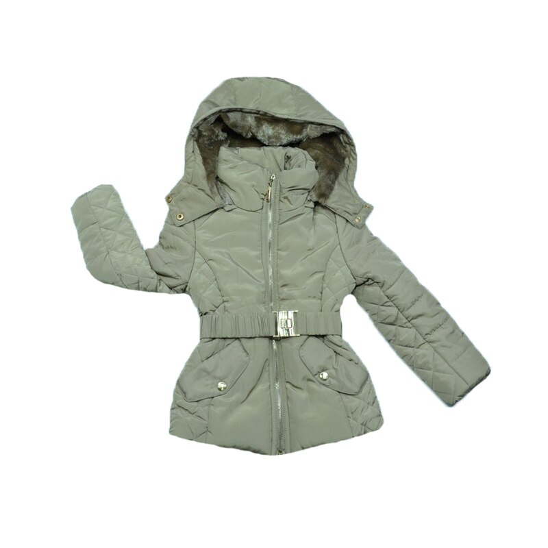 Geaca imblanita pentru fetite Happy House GPB-03, Verde, 104