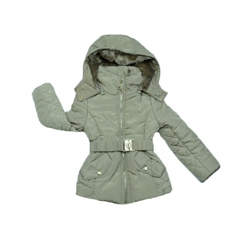Geaca imblanita pentru fetite Happy House GPB-03, Verde, 104 Geaca imblanita pentru fetite Happy House GPB-03, Verde, 104