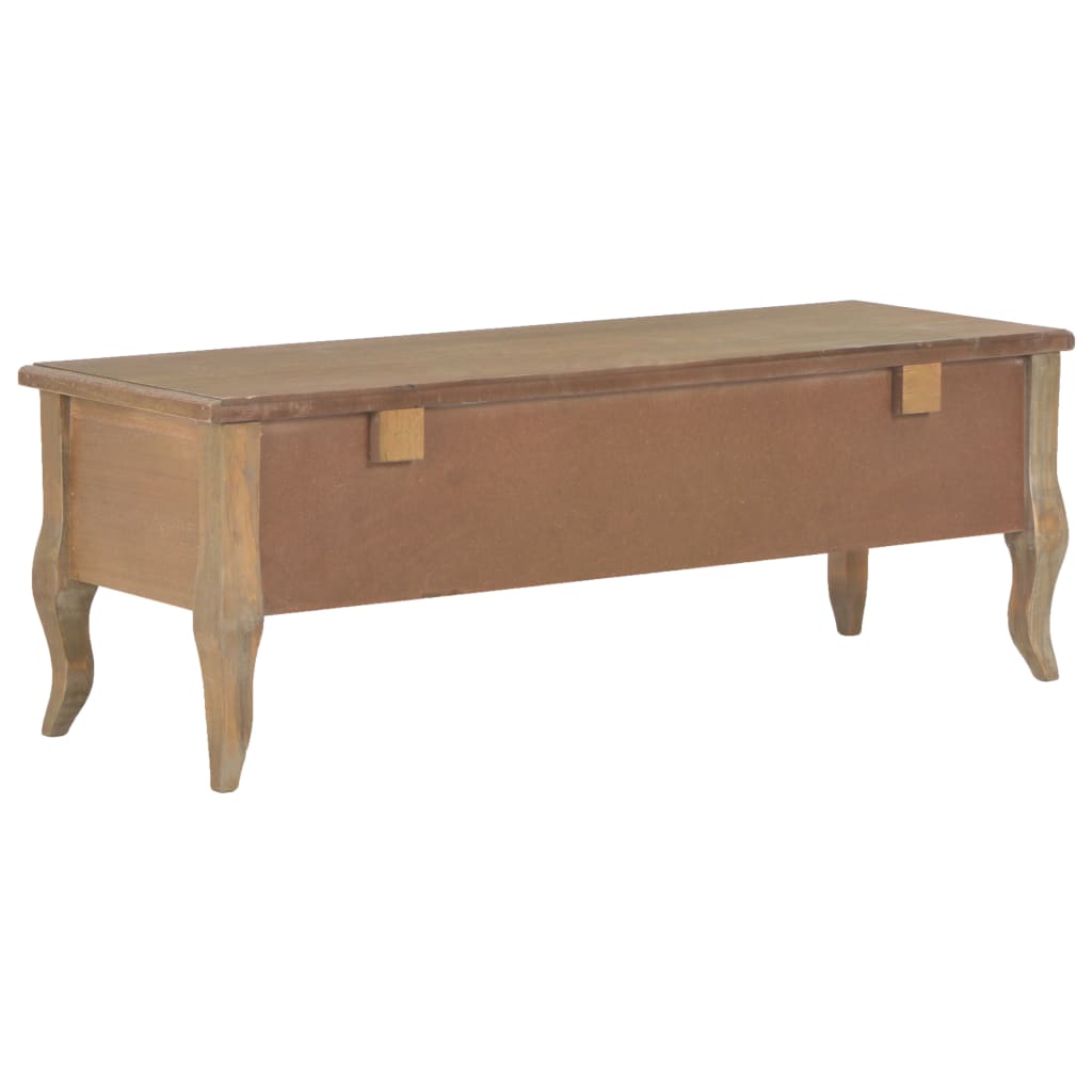 Шкаф за телевизор vidaXL, Дърво / MDF, Кафяв, 100 x 35 x 35 см - eMAG.bg