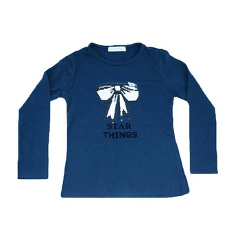 Bluza maneca lunga fetite Happy House WB-2677B, Multicolor Bluza maneca lunga fetite Happy House WB-2677B, Multicolor