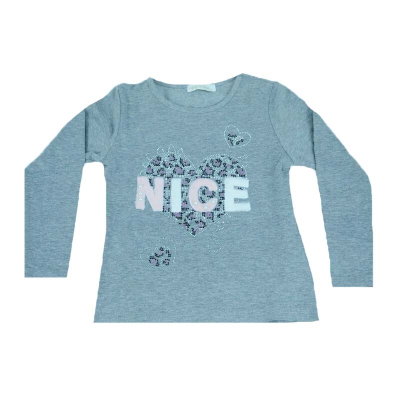 Bluza maneca lunga fetite Happy House FOFO-073G, Multicolor