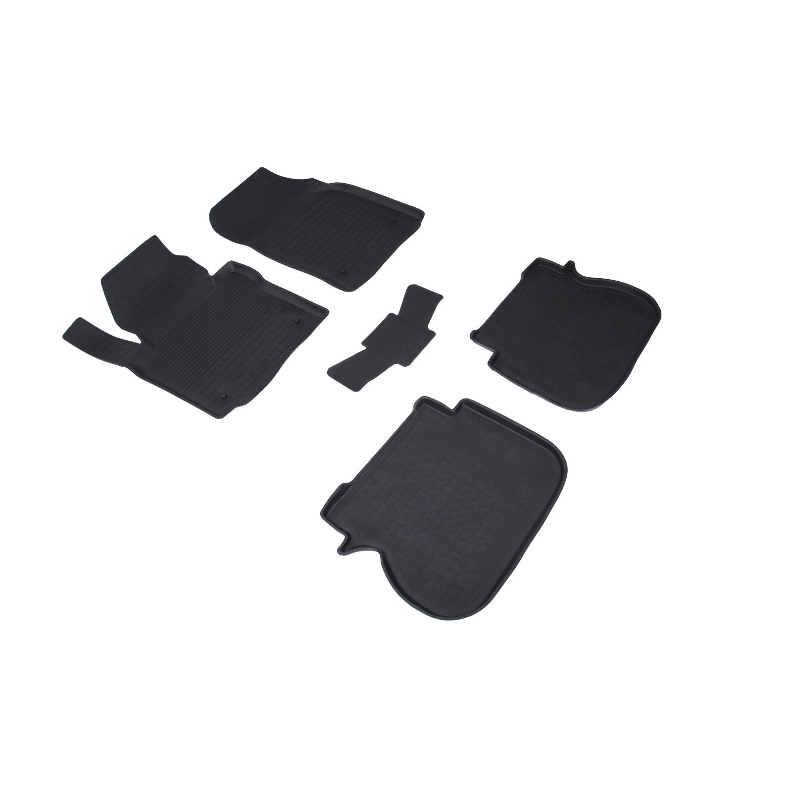 Set covoare VW Caddy III 2003-prezent (5 bucati) cauciuc tavita (85621)