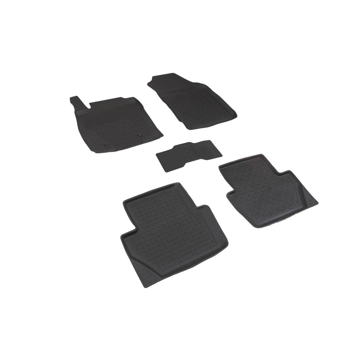 Set covoare Ford Ecosport 2017-prezent (5 bucati) cauciuc tavita 90164