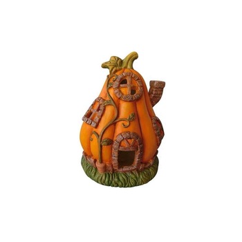 Decoratiune Halloween, Strend Pro Hobbit, casuta dovleac, ceramica, 34 cm Decoratiune Halloween, Strend Pro Hobbit, casuta dovleac, ceramica, 34 cm