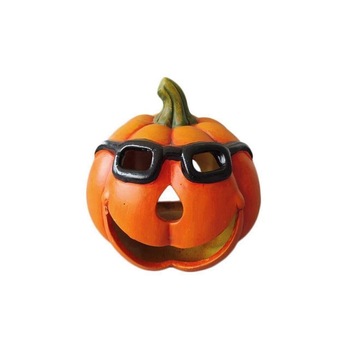 Decoratiune Halloween, Strend Pro Glasses, dovleac, ceramica, 30 cm Decoratiune Halloween, Strend Pro Glasses, dovleac, ceramica, 30 cm